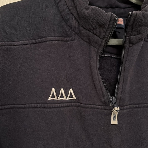 Tri Delta Vineyard Vines Shep Quarter Zip - Picture 2 of 4